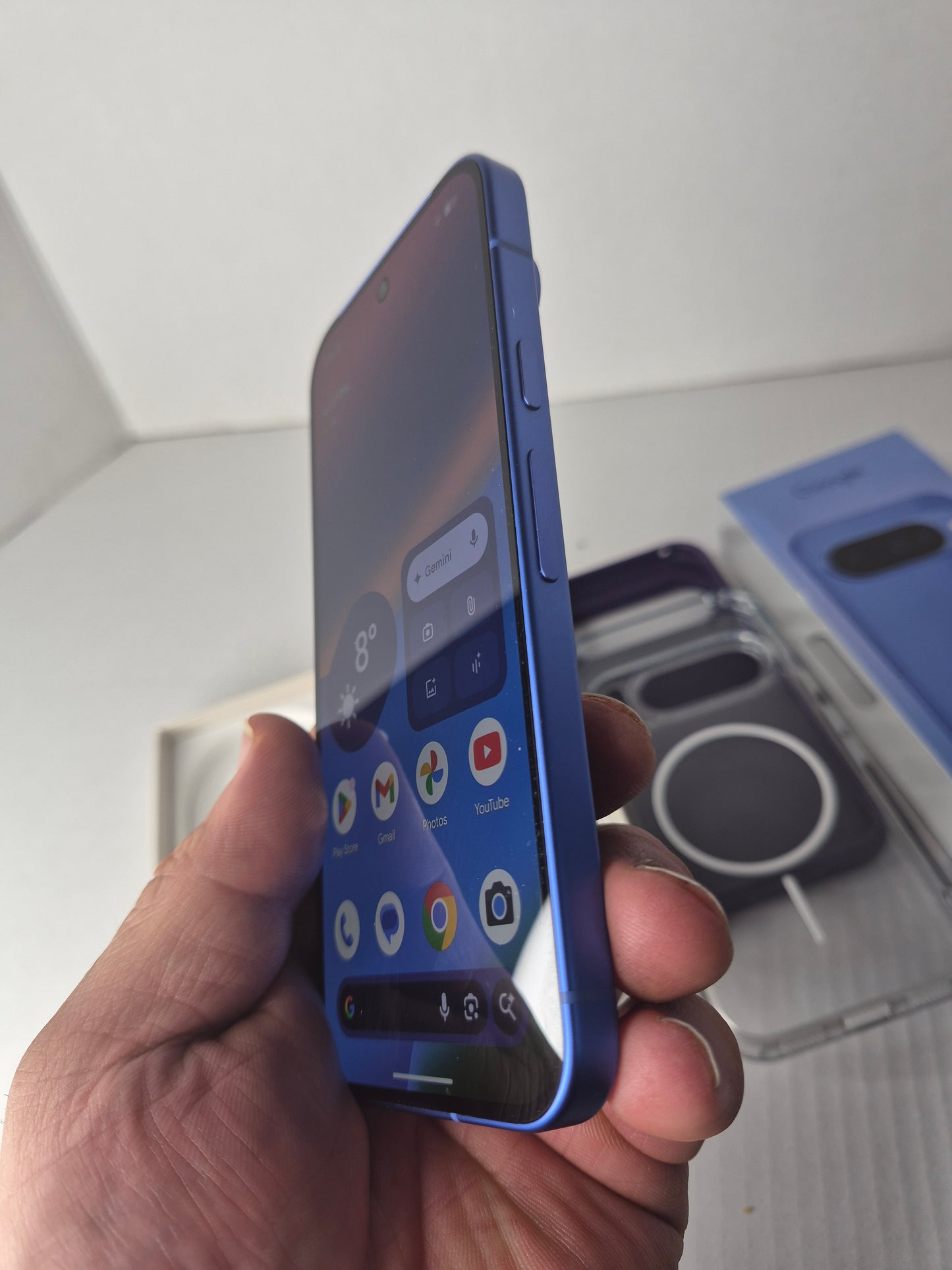 Google Pixel 10 5G 128GB Indigo Blue Unlocked w/ Box 100% Battery Health (Free UK Shipping)