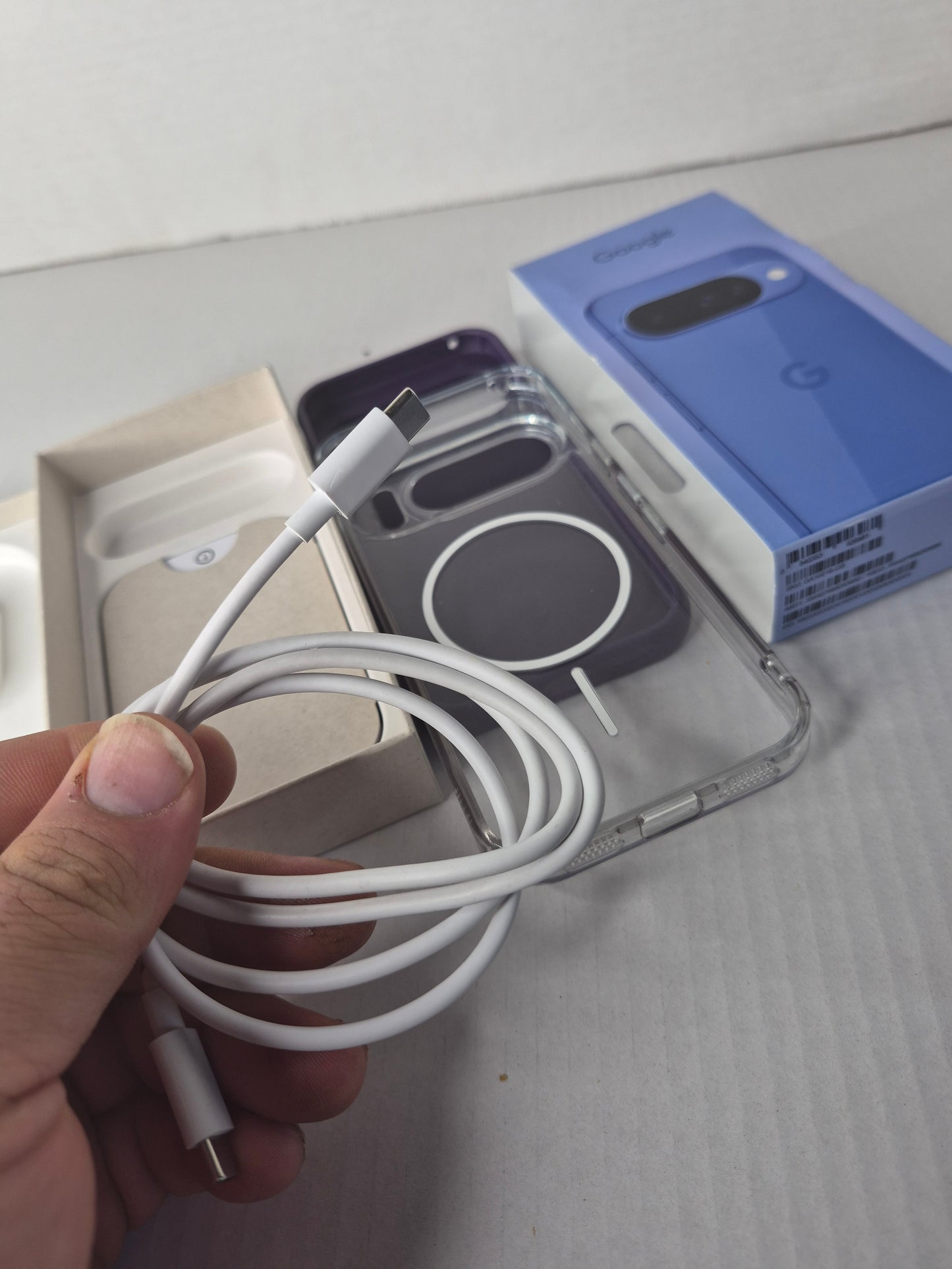 Google Pixel 10 5G 128GB Indigo Blue Unlocked w/ Box 100% Battery Health (Free UK Shipping)