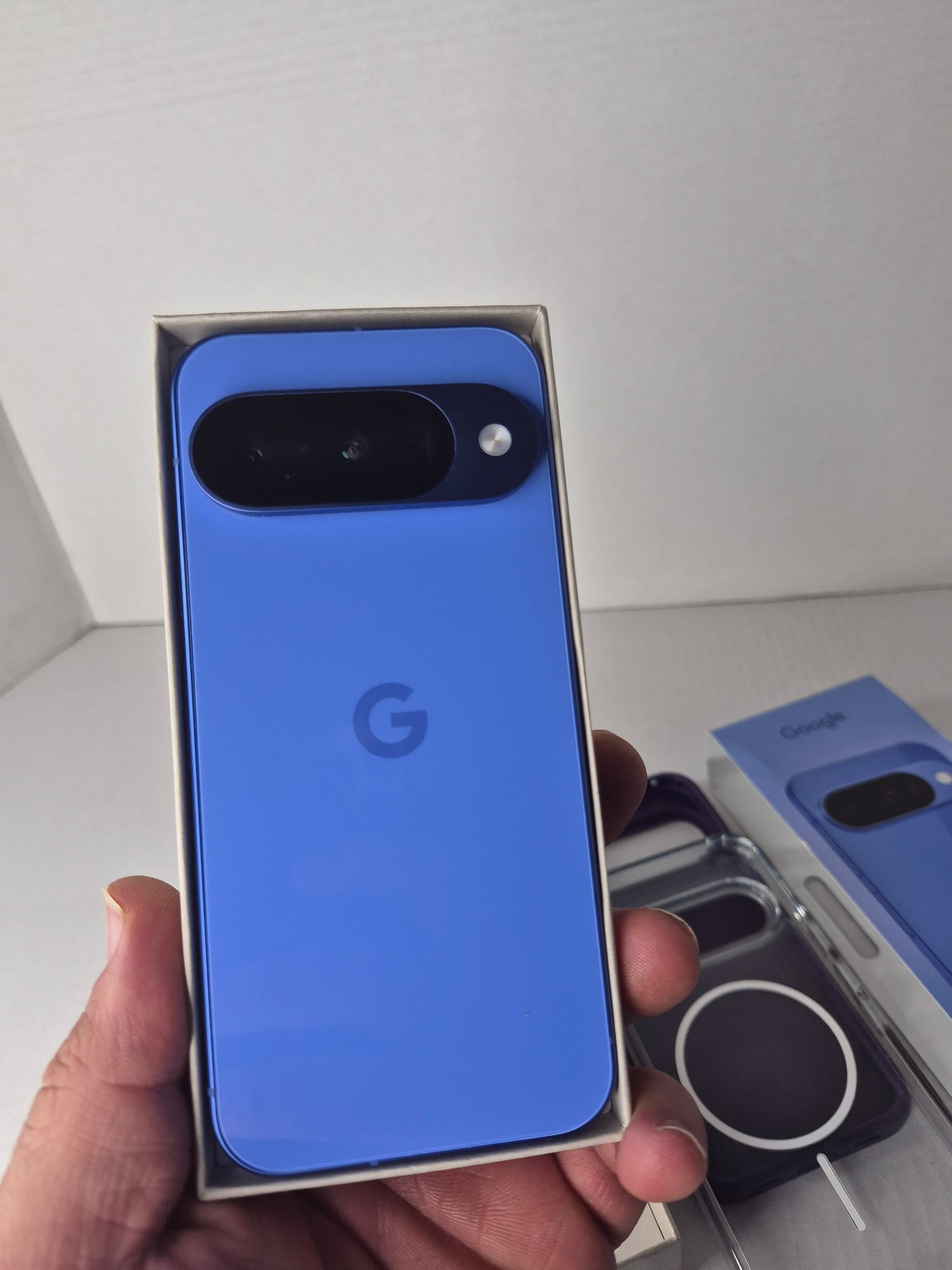 Google Pixel 10 5G 128GB Indigo Blue Unlocked w/ Box 100% Battery Health (Free UK Shipping)