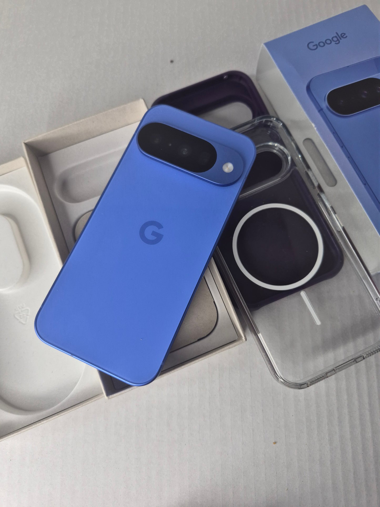 Google Pixel 10 5G 128GB Indigo Blue Unlocked w/ Box 100% Battery Health (Free UK Shipping)