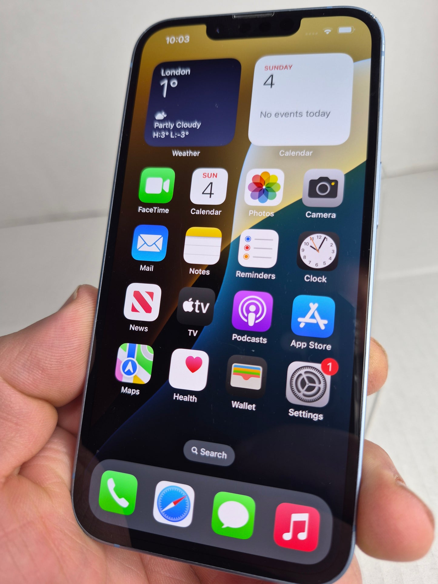 iPhone 14 Blue 128GB Unlocked Smartphone With 84% Battery Health (Free UK Shipping)