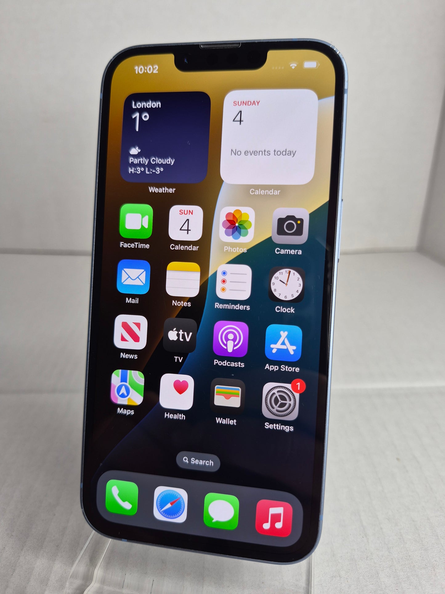 iPhone 14 Blue 128GB Unlocked Smartphone With 84% Battery Health (Free UK Shipping)