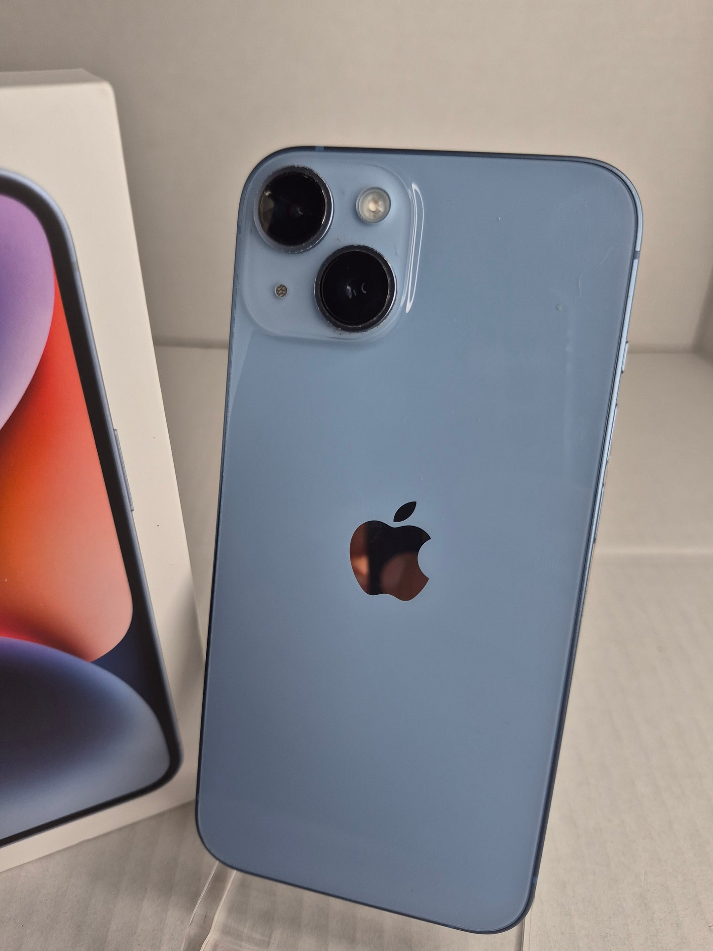 Apple iPhone 14 128GB Blue Unlocked w/Box 81% Battery Health (Free UK Shipping)