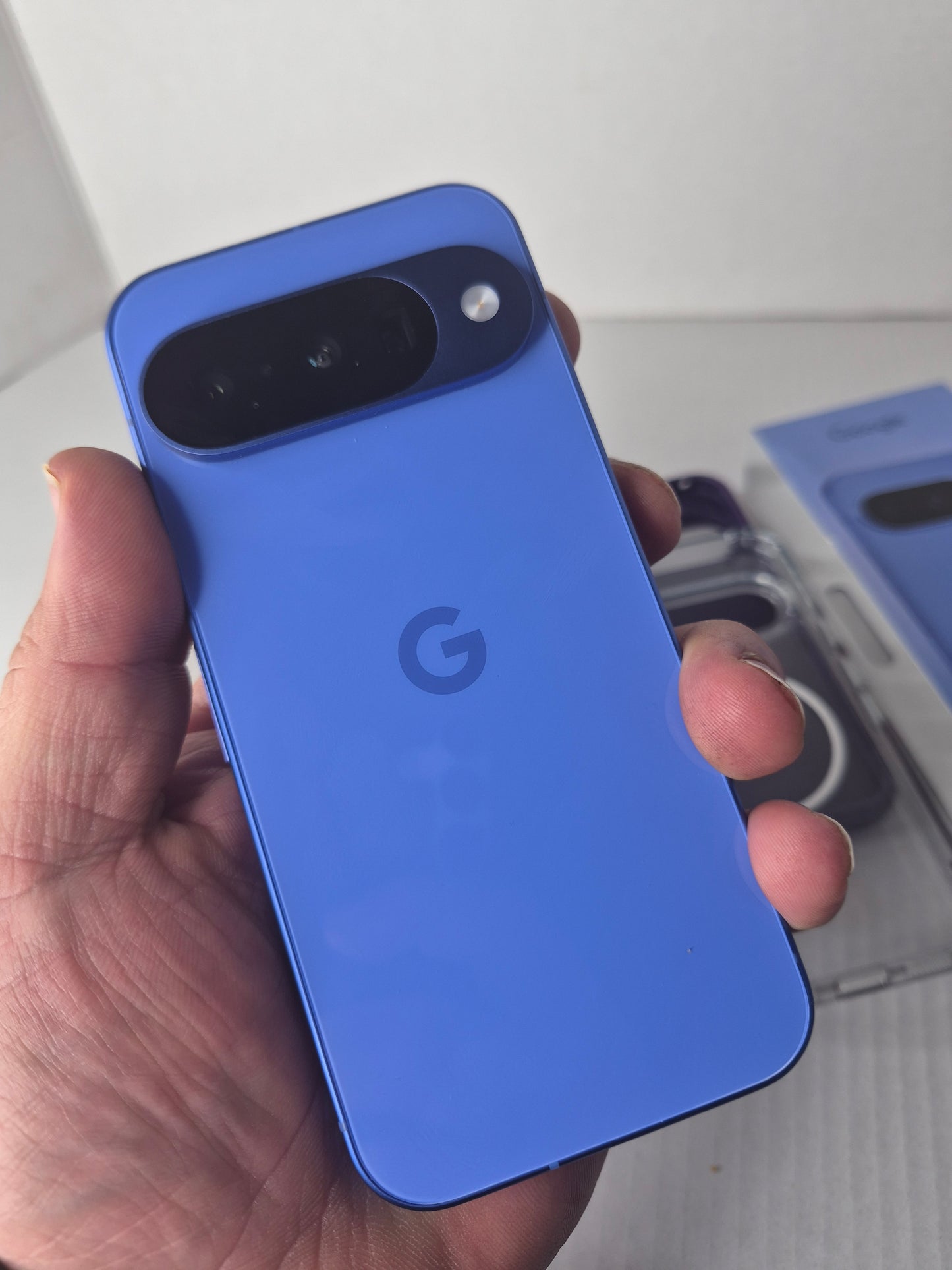 Google Pixel 10 5G 128GB Indigo Blue Unlocked w/ Box 100% Battery Health (Free UK Shipping)