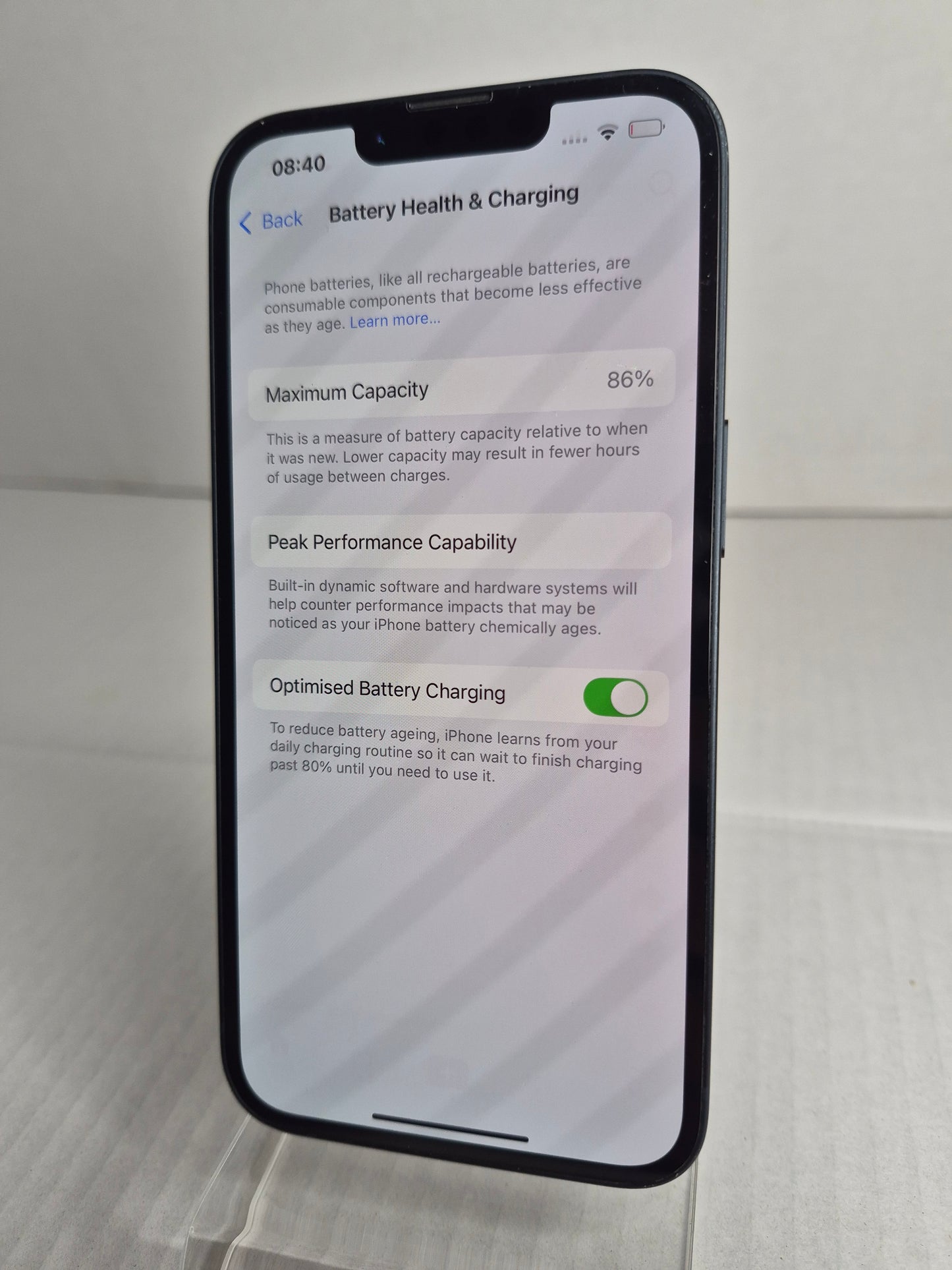 iPhone 14 Midnight 256GB Unlocked Smartphone With 86% Battery Health (Free UK Shipping)